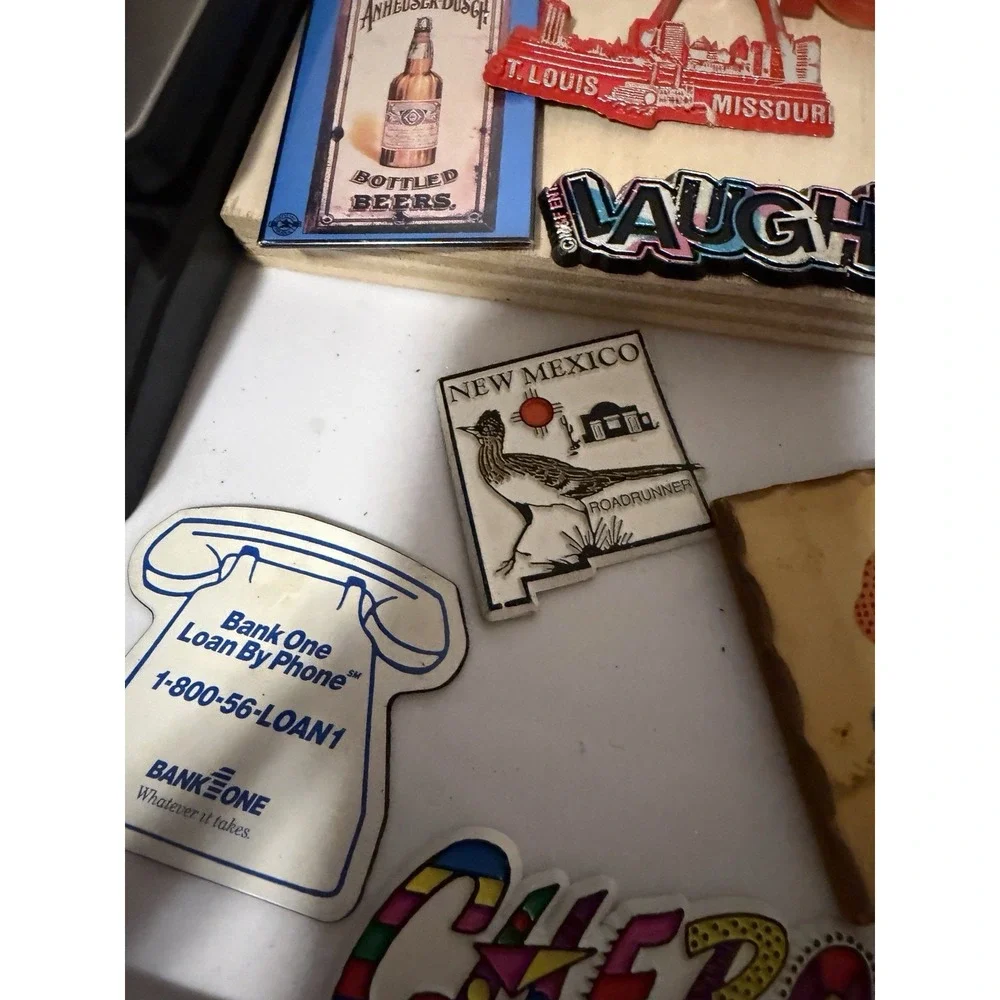 Lot Of Vintage Magnets New México, Grandma, Laughlin , St Louis, Las Vegas
